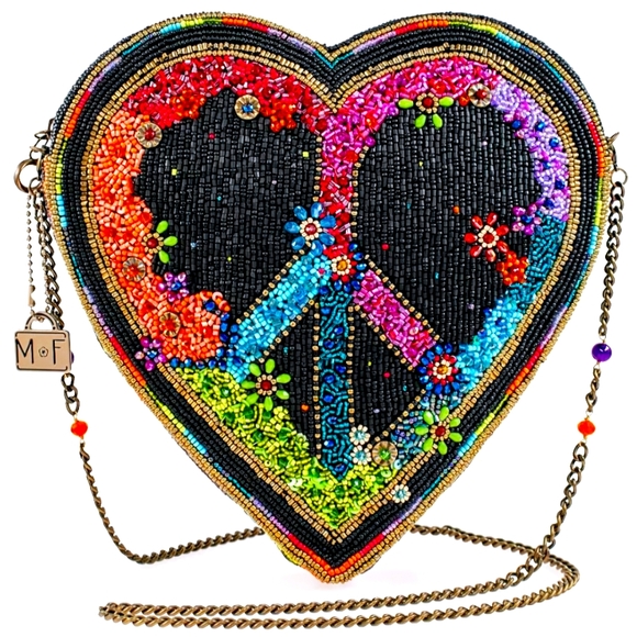 Mary Frances Handbags - #198 Mary Frances Peaceful ✌️ Heart 💙